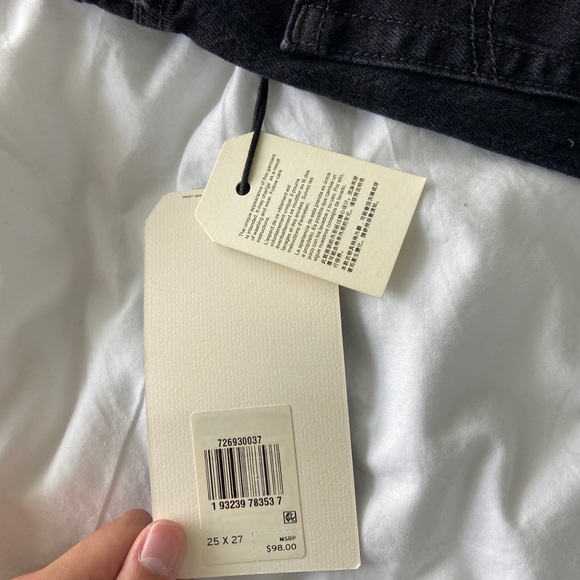 Black Ribcage High Rise Jeans - Picture 4 of 6